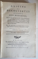 `Origine des couvertes attribues aux Modernes, (Исследования о Происхождении открытий)` M.Dutens. A Paris, M.DCC.LXXVI (1776 г.)