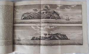 `Путешествие около света,  Которое в 1740, 41, 42, 43, 44, годах совершил адмирал лорд Ансон, будучи главным командиром над эскадрою военных кораблей его великобританскаго величества, отправленною для поисков в Южное море.` Адмирал лорд Ансон. Санкт-петербург, Типография Академии наук, 1789 г.