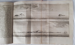 `Путешествие около света,  Которое в 1740, 41, 42, 43, 44, годах совершил адмирал лорд Ансон, будучи главным командиром над эскадрою военных кораблей его великобританскаго величества, отправленною для поисков в Южное море.` Адмирал лорд Ансон. Санкт-петербург, Типография Академии наук, 1789 г.