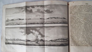 `Путешествие около света,  Которое в 1740, 41, 42, 43, 44, годах совершил адмирал лорд Ансон, будучи главным командиром над эскадрою военных кораблей его великобританскаго величества, отправленною для поисков в Южное море.` Адмирал лорд Ансон. Санкт-петербург, Типография Академии наук, 1789 г.