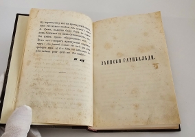 `Записки Иосифа Гарибальди` . Санктпетербург, в типографии Л.Демиса, 1860 г.