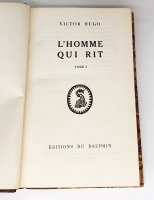 `L'homme qui rit (Человек, который смеётся)` Victor Hugo (Виктор Гюго). Imprimerie Habauxit Aubenas, 1946