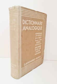 `Аналоговый словарь современный справочник слов по идеям, идей по словам. (Dictionnaire analogique répertoire moderne des mots par les idées, des idées par les mots.` Par Charles Maquet. Paris, Larousse, 1936