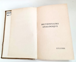 `Аналоговый словарь современный справочник слов по идеям, идей по словам. (Dictionnaire analogique répertoire moderne des mots par les idées, des idées par les mots.` Par Charles Maquet. Paris, Larousse, 1936