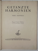 `GETANZEN HARMONIEN` Paul Jsenfels. 1927г. Stuttgart