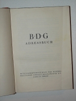 `B.D.G. Adressbuch` . 1927г. Berlin