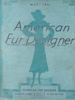 `журнал American Fur Designer (Американский меховой модельер)` . 1931  New York