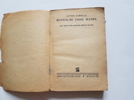 `Mussolini ohne Maske ( Муссолини без маски )` Alfred Kurella (Альфред Куре&#769;лла). Moscau, 1932 год