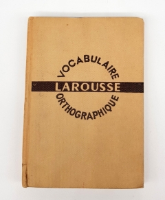 Vocabulaire orthographique Larousse (Орфографический словарь Larousse). Paris,   Librairie Larousse, 1938