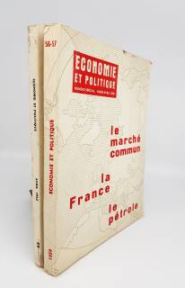 Economie et  politique mars-avril 1959, Economie et  politique avril 1962. France, 1959, 1962