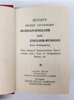 `Hugo's Pocket dictionary Russian-english and english-russian (new orthagraphy) with Imitated Pronunciation` . Philadelphia 1947