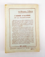 `L'Armee D'Algerie et la pacification (Алжирская армия и умиротворение)` Michel Deon (Мишель Деон). Paris, Plon tribune libre, 1959
