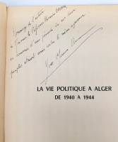 `La vie politique &#224; Alger de 1940 &#224; 1944` Yves Maxime Danan. Paris, Librairie generale de droit et de jurisprudence, Pichon et Durand-Auzias, 1963