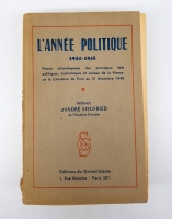 `L'anne politique, conomique, sociale et diplomatique en France (Политический, экономический, социальный и дипломатический год во Франции)` . Paris, Editions du Grand Siecle, 1944 - 1945, 1946, 1947, 1948