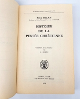 `Histoire de la pensee chretienne (История христианской мысли)` Paul Tillich (Пол Тиллих). Paris, Payot, 1970