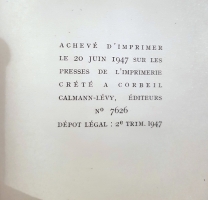 `Le Vicomte de Bragelonne, Les trois mousquetaires, vingt ans apres. (Виконт де Бражелон, Три мушкетера двадцать лет спустя)` Alexandre Dumas (Александр Дюма). A Paris, 1947 - 1949