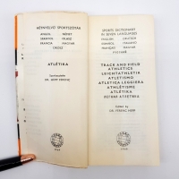 `Sports Dictionary in Seven Languages. Atletika (Спортивный словарь на семи языках. Атлетика)` . Budapest, Terra, 1960