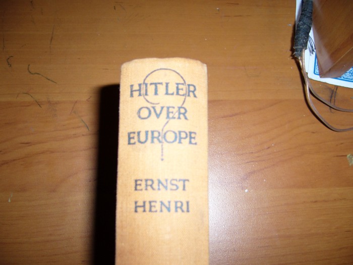 `HITLER OVER EUROPE ?` ERNST HENRI. 1934 год