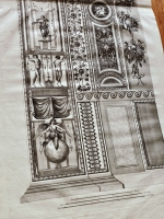 `Architecture et Ornemens de la Loge du Vaticain. Ouvrage du Renomme Raffael Sanzius d`Urbin. [Архитектура и орнаменты Ватиканской Лоджии. Творения знаменитого Рафаэля Санти из Урбино]` Лоджии  Рафаэля. Publie a Venise par Santini, L`Anne MDCCLXXXIII. [Опубликовано в Венеции Сантини, 1783].