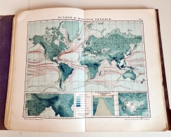 `Новый учебный атлас по географии` . Издание и собственность Типографии А.Ф.Маркса в СПб. [начало XX века]