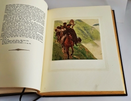 `Хаджи - Мурат. С иллюстрациями Е.Е. Лансере` Л.Н. Толстой. Издание Т-ва Р.Голике и А.Вильборг, 1918 г.