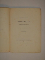 `Orientalia. Февраль - Октябрь 1912 года` Мариэтта Шагинян. Москва, Книгоиздательство  Альциона , 1913 г.