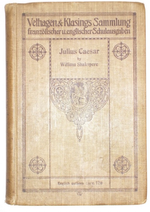 `Julius Caesar` William Shakspere. 1910 Bielefeld und Leipzig