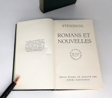 `Romans et nouvelles (Романы и новеллы)` Stendal (Стендаль). Published by Librairie Gallimard 1952. Paris