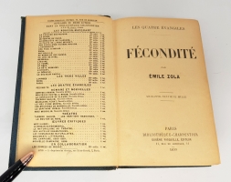 `Fecondite (Плодовитость)` Emile Zola (Эмиль Золя). Bibliotheque - Charpentier, Paris, 1899