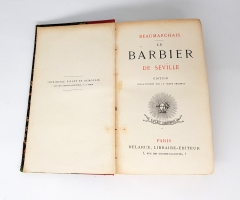 `Barbier de Seville (Севильский цирюльник)` Beaumarchais (Бомарше). Delarue, Libraire-Editeur, Paris, 1878(?)