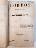 `Rob-Roy  (Роб-Рой)` Walter Scott (Вальтер Скотт). Madrid, Barcelona, 1858