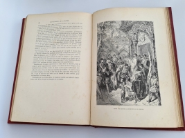 `Don Quichotte de la Manche` Miguel de Cervantes Saavedra. Paris, Bibliothèque des Ecoles et des Familles,  1893