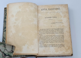 `Anna Karenina (Анна Каренина)` Leon Tolstoy (Лев Николаевич Толстой ). Paris, Librairie  Hachette et, 1886