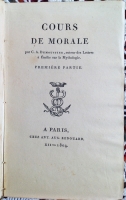 `Cours de morale (Курс морали.)` C.A.Demoustier (C.A.Демустье). A Paris, 1804