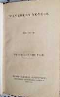`Waverley Novels.  Peveril of the peak, Count Robert (Романы Уэверли. Певерли Пик. Граф Роберт )` Walter Scott (Вальтер Скотт). Robert Cadell, Edinburgh - London, M.DCCC.XLI,  1841 г.