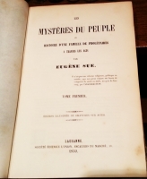 `Тайны народа (Mysteres du Peuple)` Эжен Сю (Eugene Sue). Лозанна: Союзное издательское общество, 1850-1851 гг.