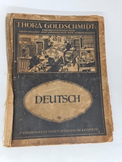 Thora Goldschmidt. Bildertafeln fur den Unterricht im Deutschen. Leipzig 1922