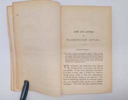 `The life and letters of Washington Irving (Жизнь и письма Вашингтона Ирвинга). 4 тома` Pierre M. Irving. New York,  1864