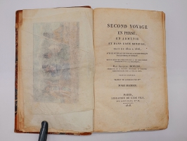 `Второе путешествие в Персию, Армению и Малую Азию, совершенное с 1810 по 1816 год (Second voyage en Perse, en Armenie)` Жак Морье (Jacques Morier). Paris, Librairie de Gide Fils, 1818