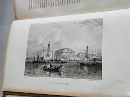 `Voyage pittoresque en Russie par   M. Charles de Saint-Julien  suivi l`un voyage en Siberie par M.R. Bourdier. [ Живописные поездки в Россию  Шарля де Сент-Жульен  и поездка в Сибирь Бордье.].` Saint-Julien, M. Charles de,  Bourdier M.R.. Paris, Berlin-Leprieur et Morizot, editeurs, 1854