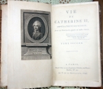 `Жизнь Екатерины II, императрицы России (Vie de Catherine II, imperatrice de Russie)` . A Paris. 1797
