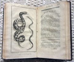 `Естественная история змей (Histoire naturelle des serpens)` Граф де Lacepede (Par De LA Cepede, M. Le Comte). Париж, 1790 г.