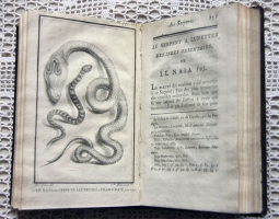 `Естественная история змей (Histoire naturelle des serpens)` Граф де Lacepede (Par De LA Cepede, M. Le Comte). Париж, 1790 г.