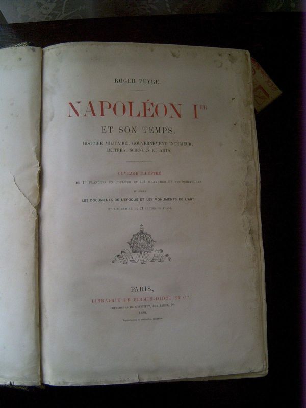 `NAPOLEON` ROGER PYRE. 1888 Paris