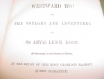 `Westward ho! or, the Voyages and Adventures of Sir Amyas Leight. Cобрание в трет томах` Сharles Kingsley (Чарльз Кингслей). 1855, Cambridge
