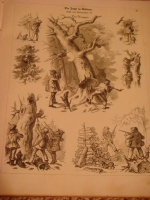 `Die Jagd in Bildern (Охота в картинках)` Max Heider. 1862, Мюнхен