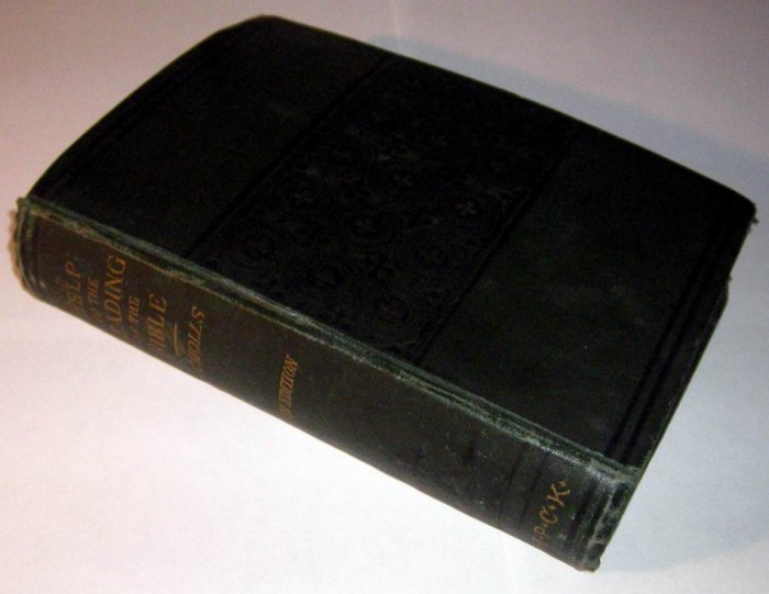 `Help To The Reading of The Bible` Benjamin Elliot Nicholls. London, 1880