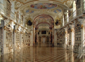 Библиотека аббатства Адмонт, Австрия