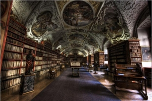 Теологический зал библиотеки Страговского монастыря, Прага, Чехия